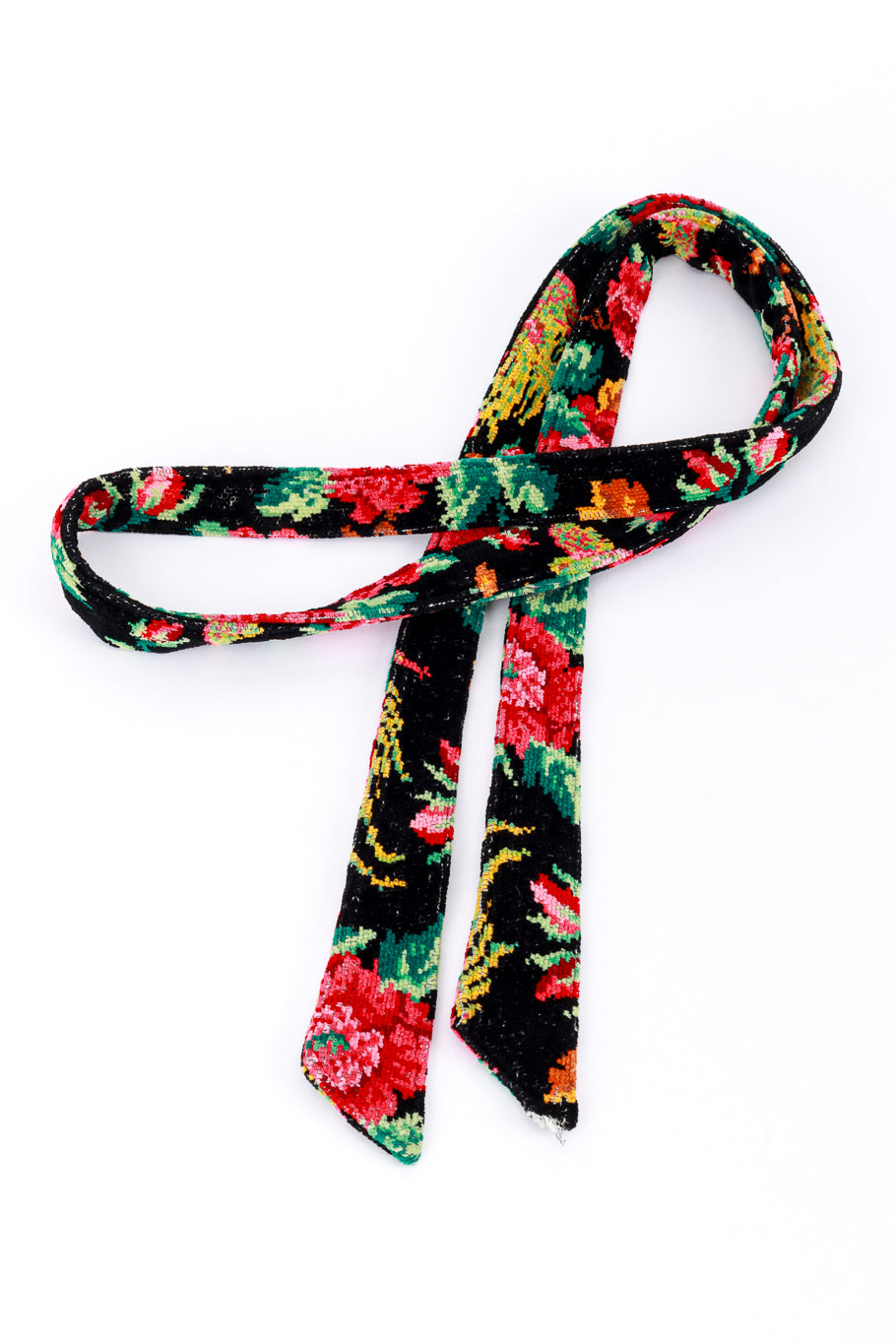 Vintage Birds Of Paradise Tapestry Robe belt @RECESS LA