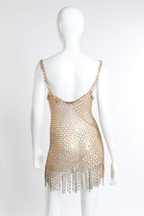 Vintage Hoop Chain Link Dress back on mannequin @recess la