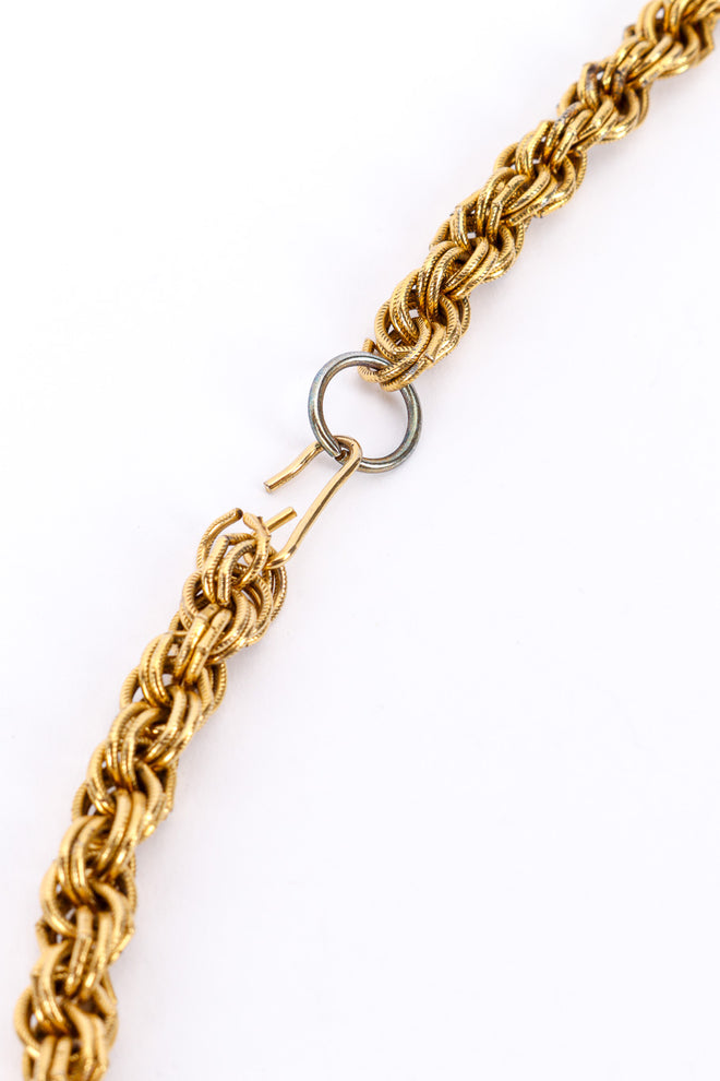 Vintage Donald Stannard Twin Lions Pendant Necklace II clasp closure @recessla
