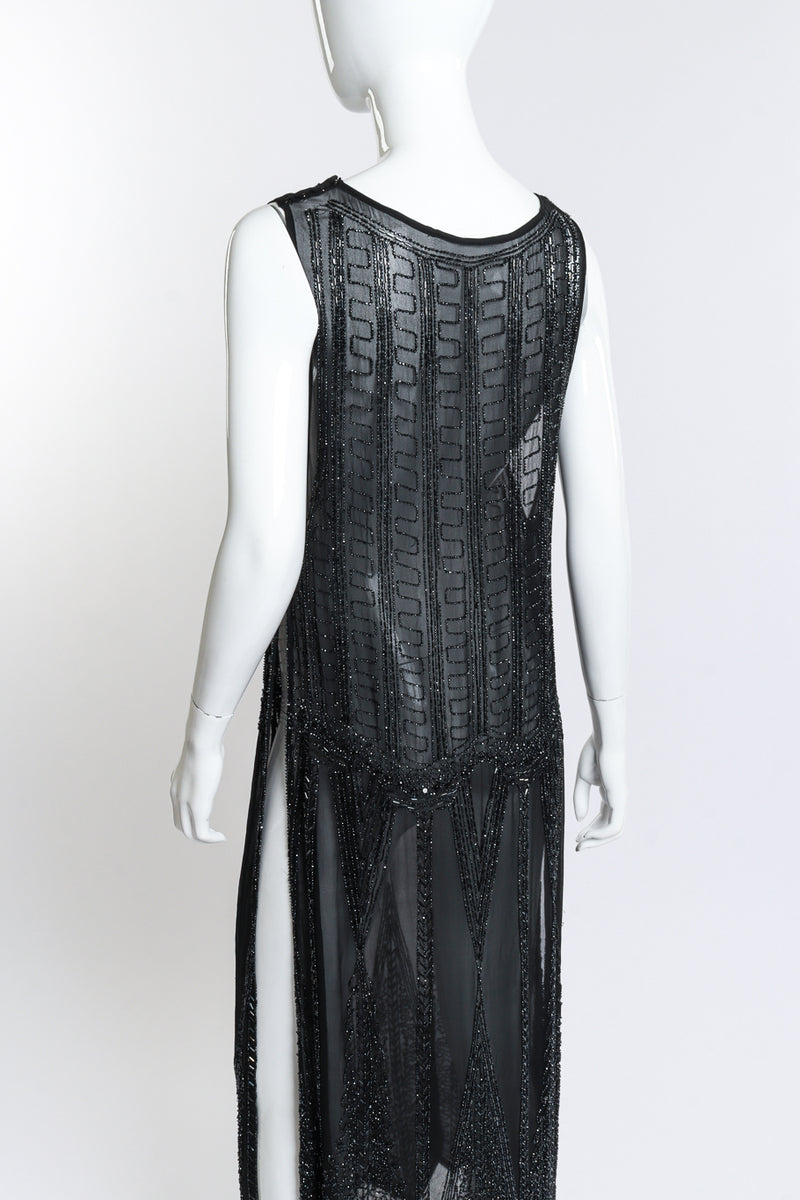 Vintage 1920s Beaded Flapper Dress Recess Vintage 1920s Beaded Flapper Dress Recess