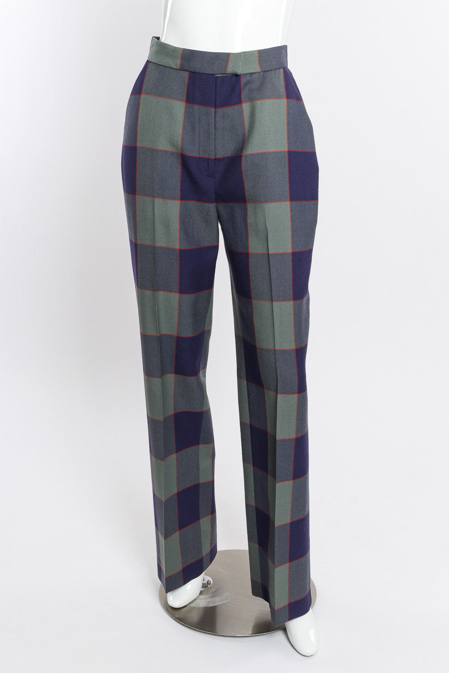 Wool suit by Vivienne Westwood on mannequin pants only front @recessla