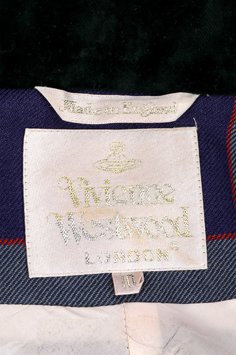 Wool suit by Vivienne Westwood jacket label  @recessla