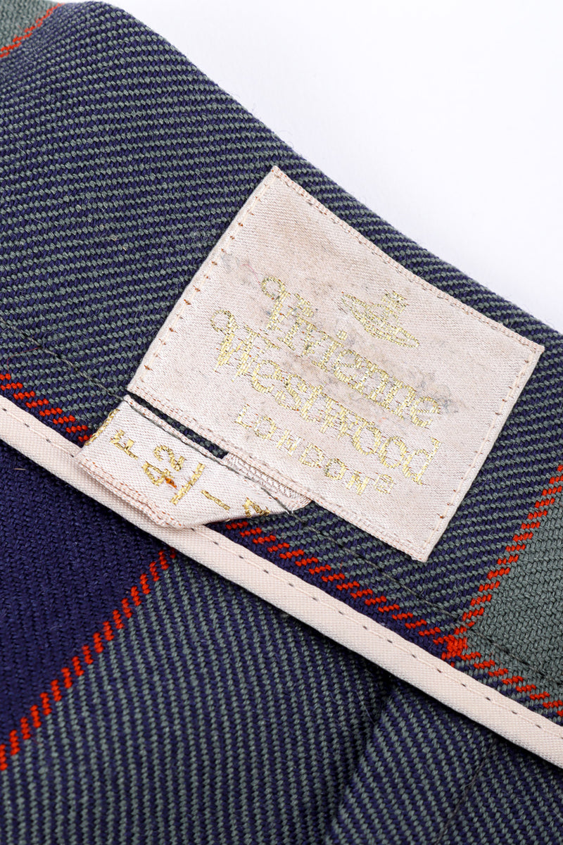 Wool suit by Vivienne Westwood pants label @recessla