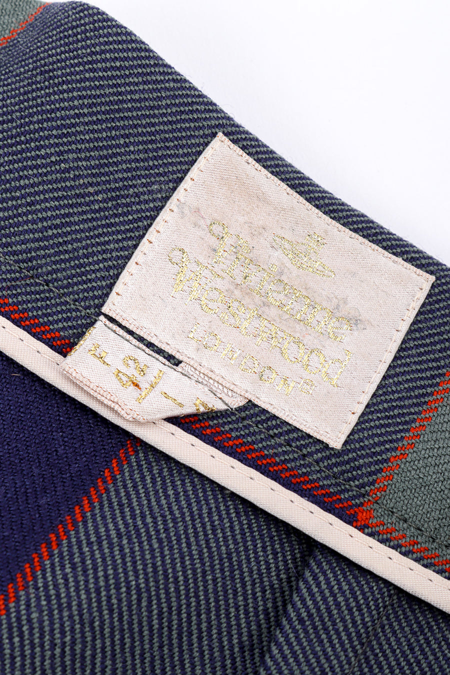VIVIENNE WESTWOOD ジャケット 25 Plaid virgin wool 1065092 Vintage 90s VIVIENNE WESTWOOD F/W 1994 Wool Tartan Plaid