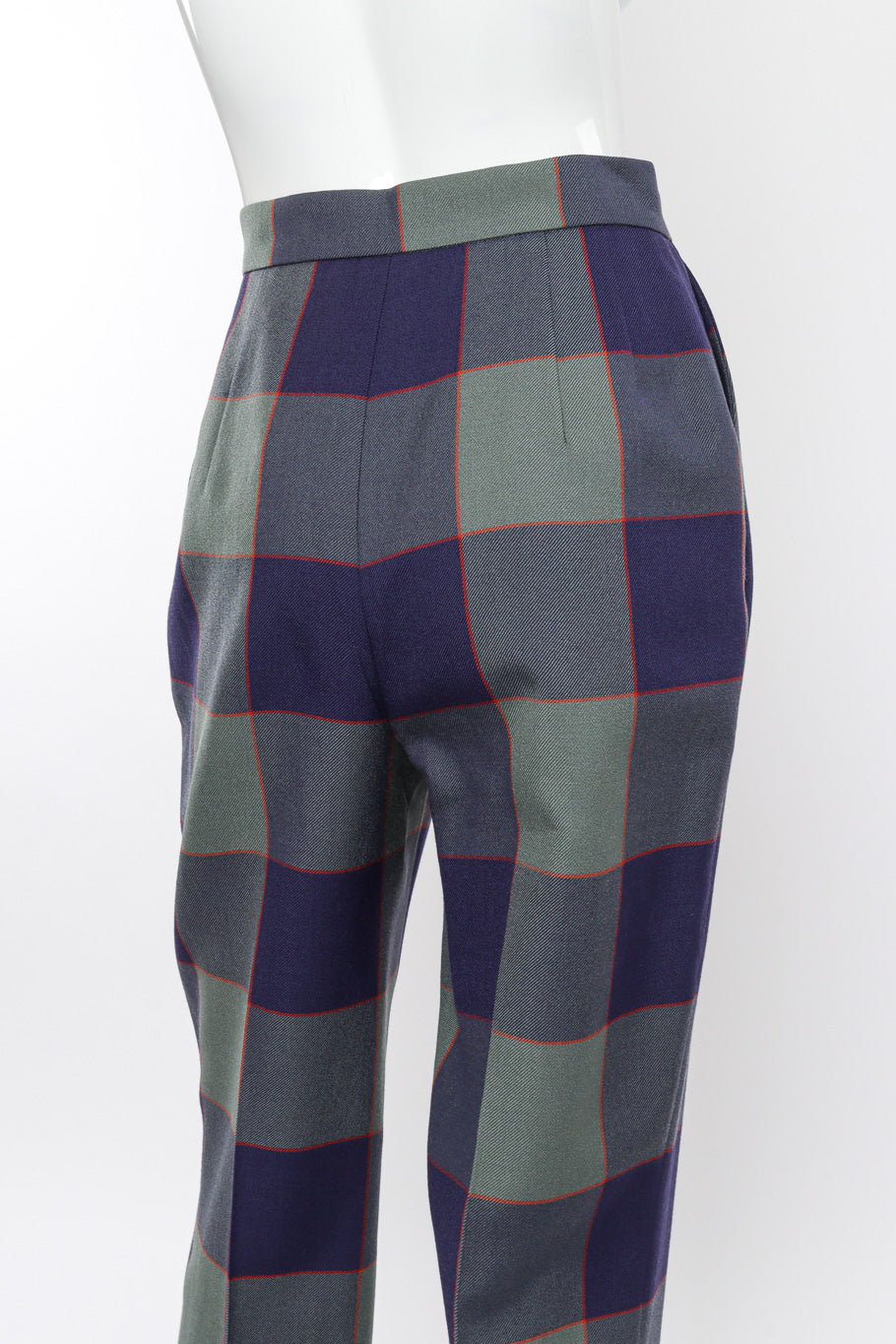 Wool suit by Vivienne Westwood on mannequin pants only back close @recessla