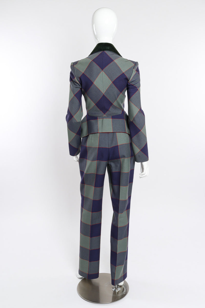 Wool suit by Vivienne Westwood on mannequin back @recessla