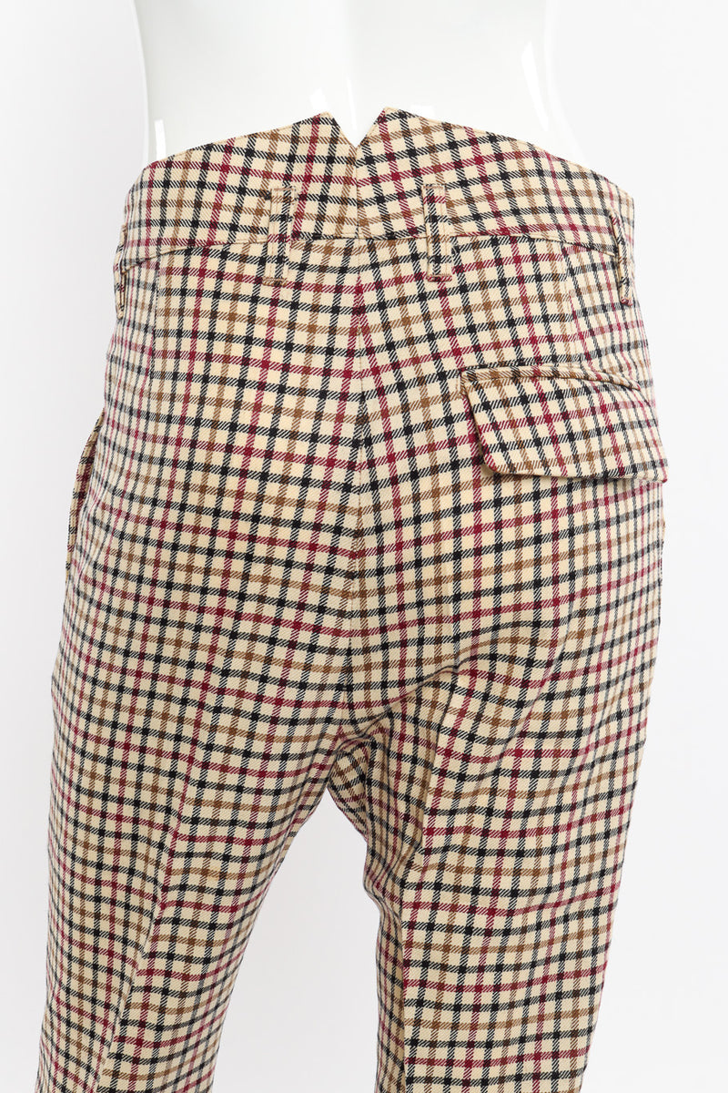 2011 F/W Gingham Vest & Trouser Set by Vivienne Westwood on mannequin pants only close back @recessla
