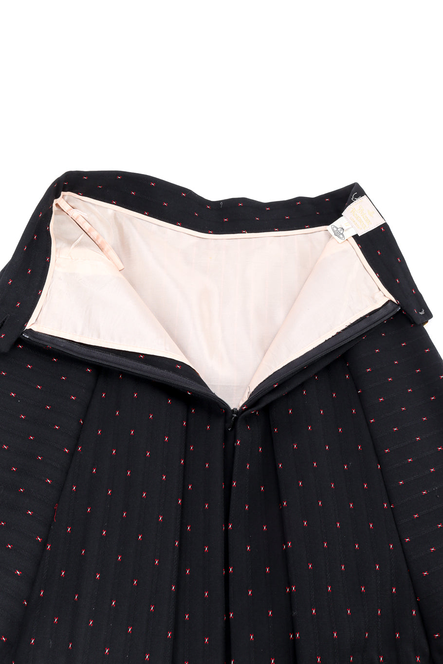 Peplum Flare Jacket & Skirt Suit by Vivienne Westwood skirt unzipped flat @recessla