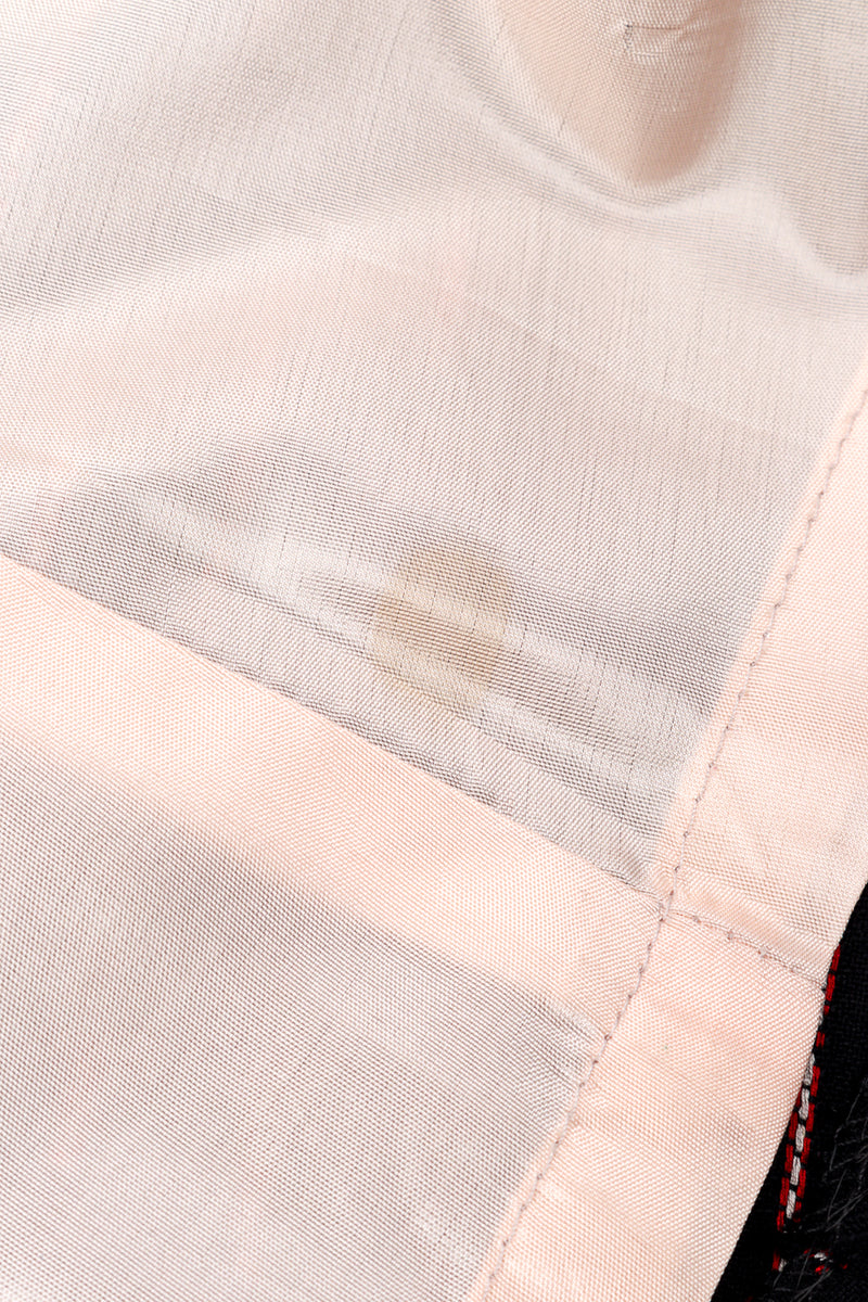 Peplum Flare Jacket & Skirt Suit by Vivienne Westwood lining stain @recessla