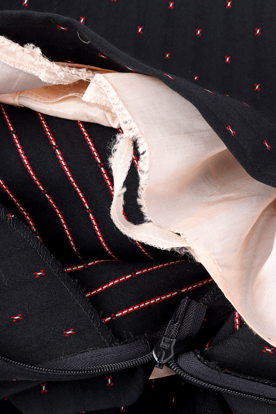 Peplum Flare Jacket & Skirt Suit by Vivienne Westwood lining tear @recessla