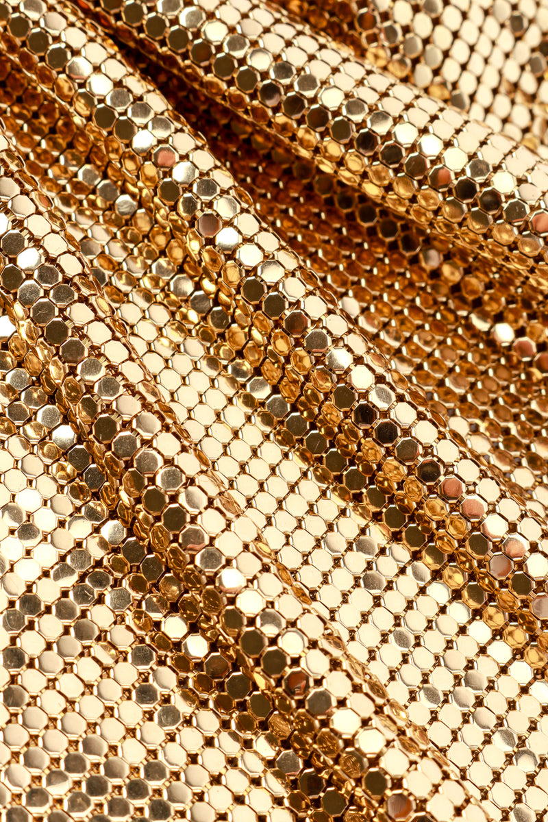 Whiting & Davis Liquid Gold Metal Mesh Tee fabric @RECESS LA