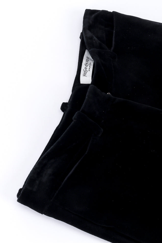 Vintage Yves Saint Laurent 2002 F/W Velvet Bloomer Pants waist @recessla