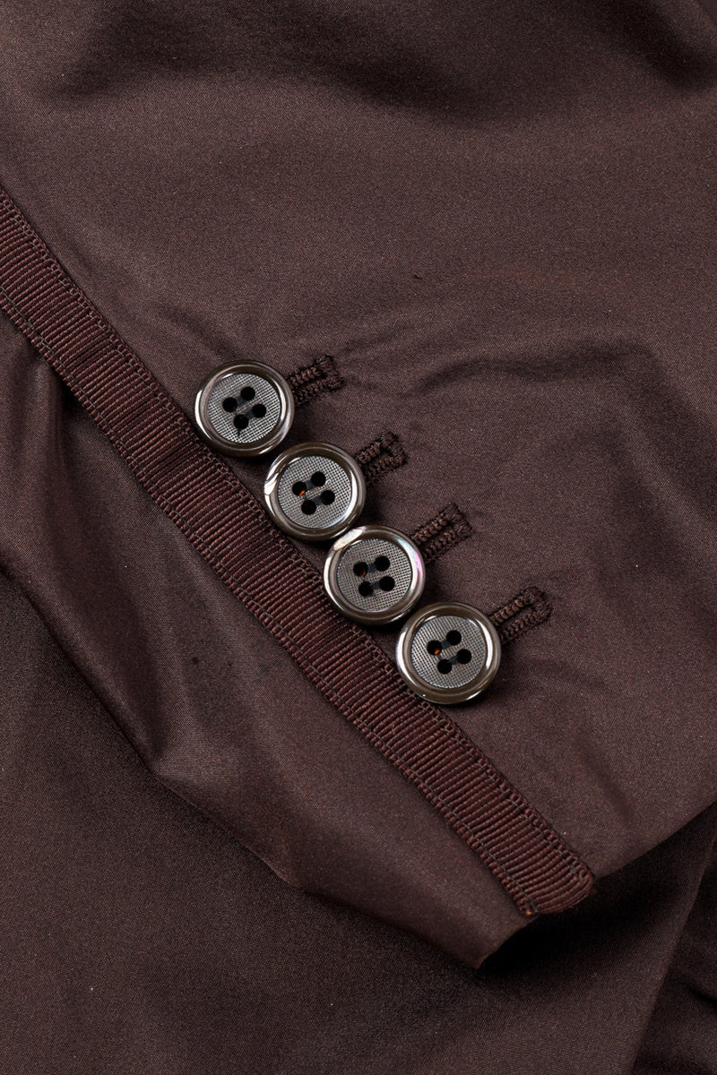 Silk velvet jacket by Yves Saint Laurent cuff buttons @recessla
