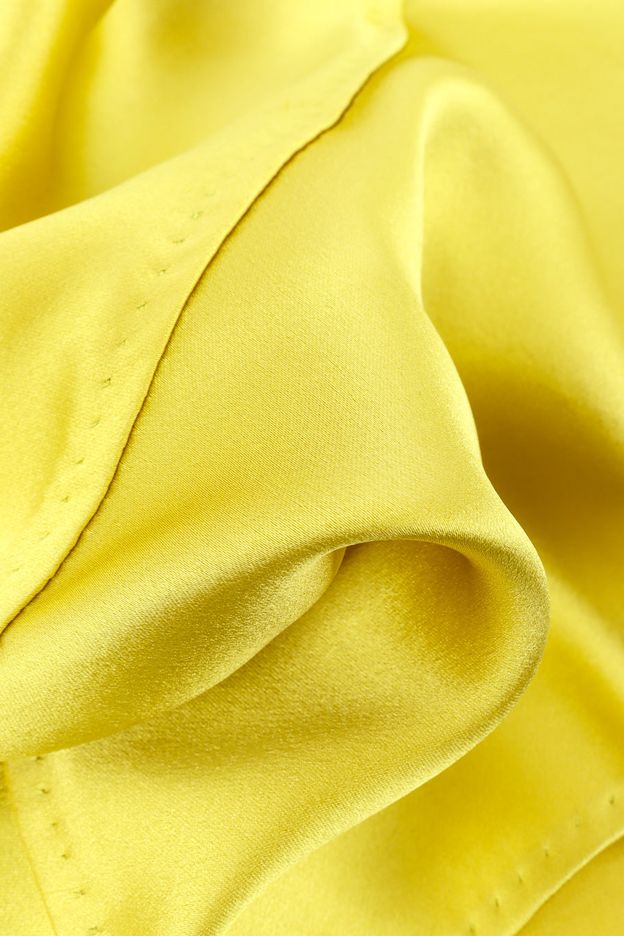 Ruffle hem skirt by Yves Saint Laurent fabric close @recessla