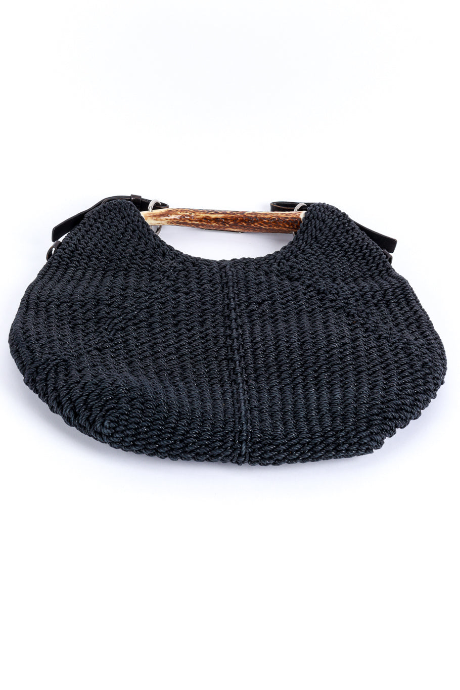 Woven Mombasa bag by Yves Saint Laurent bottom @ recess LA