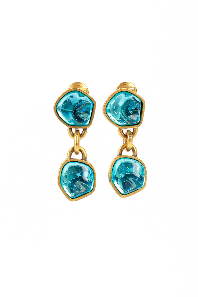 Yves Saint Laurent Mini Topaz Drop Earrings @RECESS LA