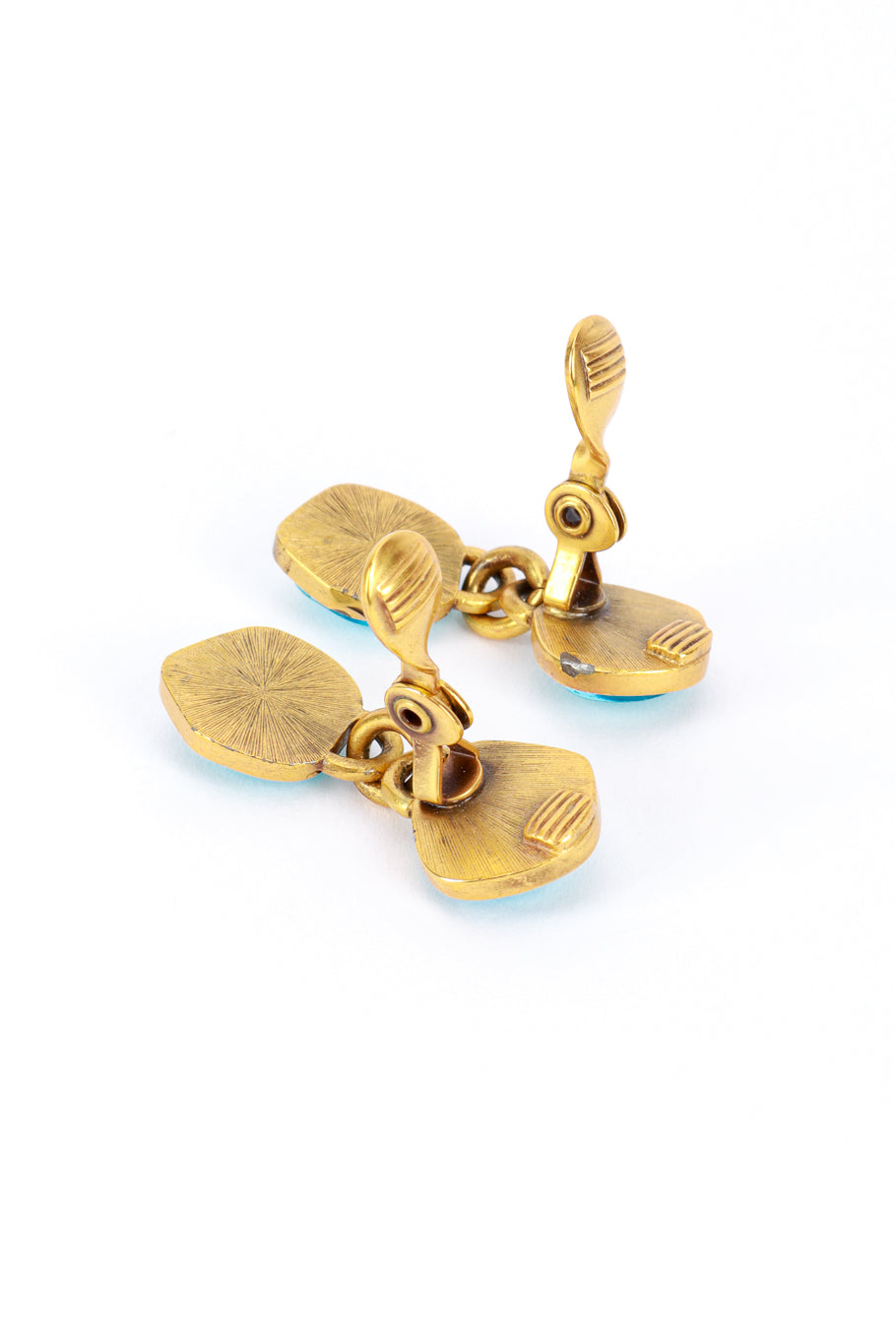 Yves Saint Laurent Mini Topaz Drop Earrings clips @RECESS LA