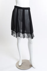 1994 F/W Scallop Lace Skirt by YSL front on mannequin @RECESS LA