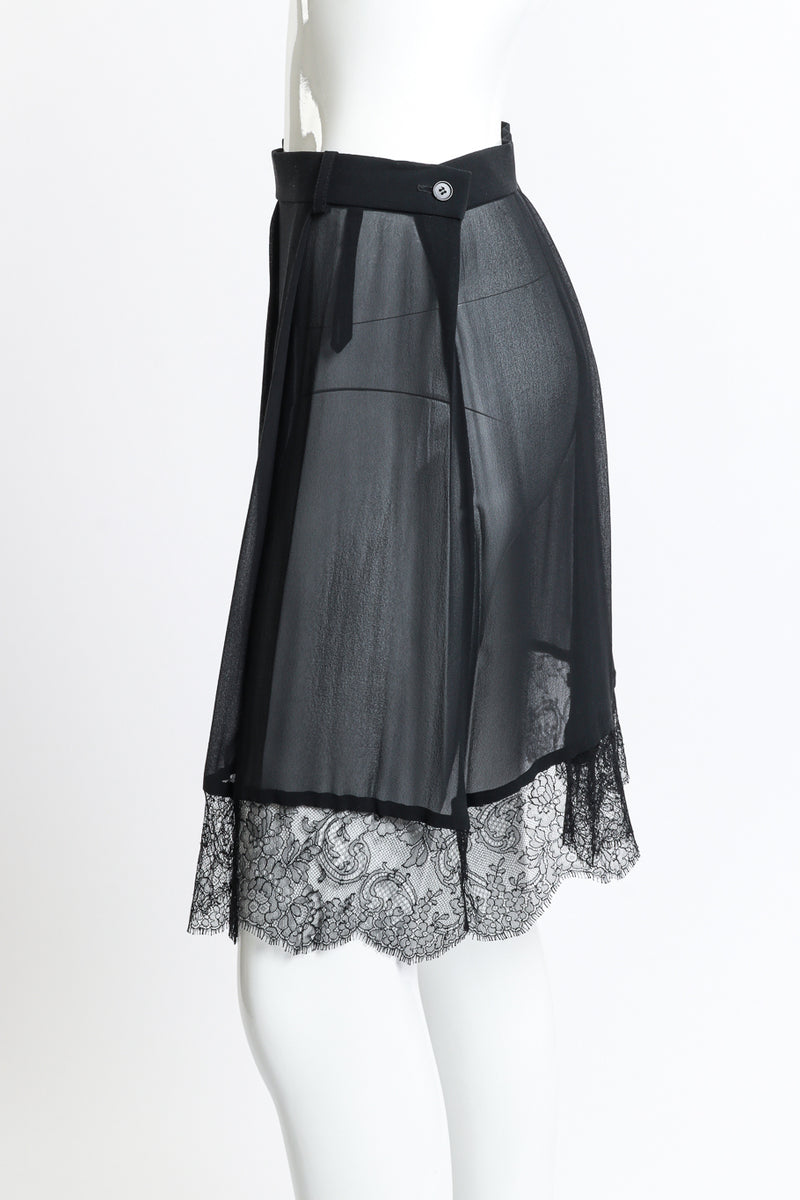 1994 F/W Scallop Lace Skirt YSL side mannequin  @RECESS LA