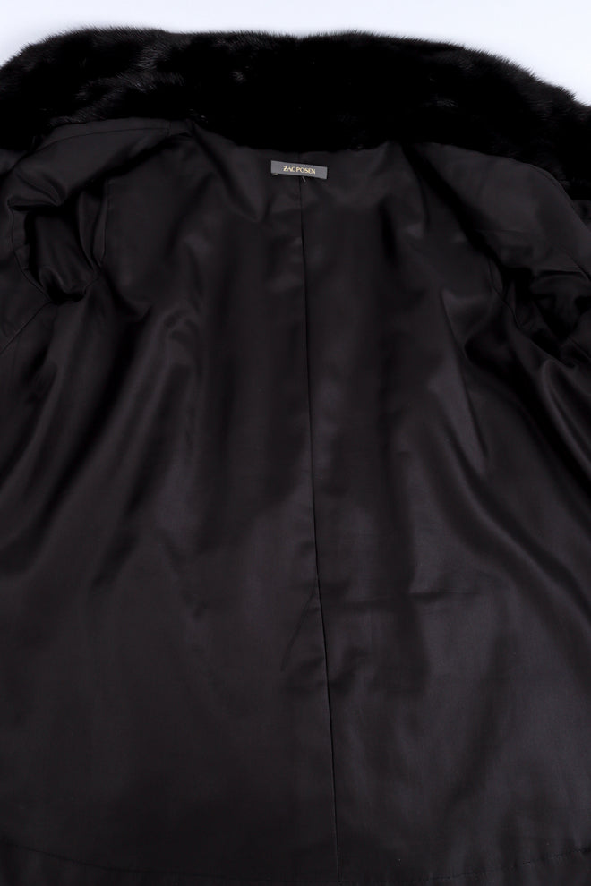 Zac Posen Mink Fur Jacket lining @recess la