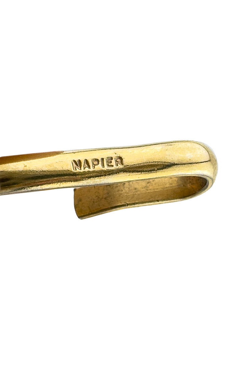 Vintage Napier Filigree Cabochon Chain Belt signature @recess la