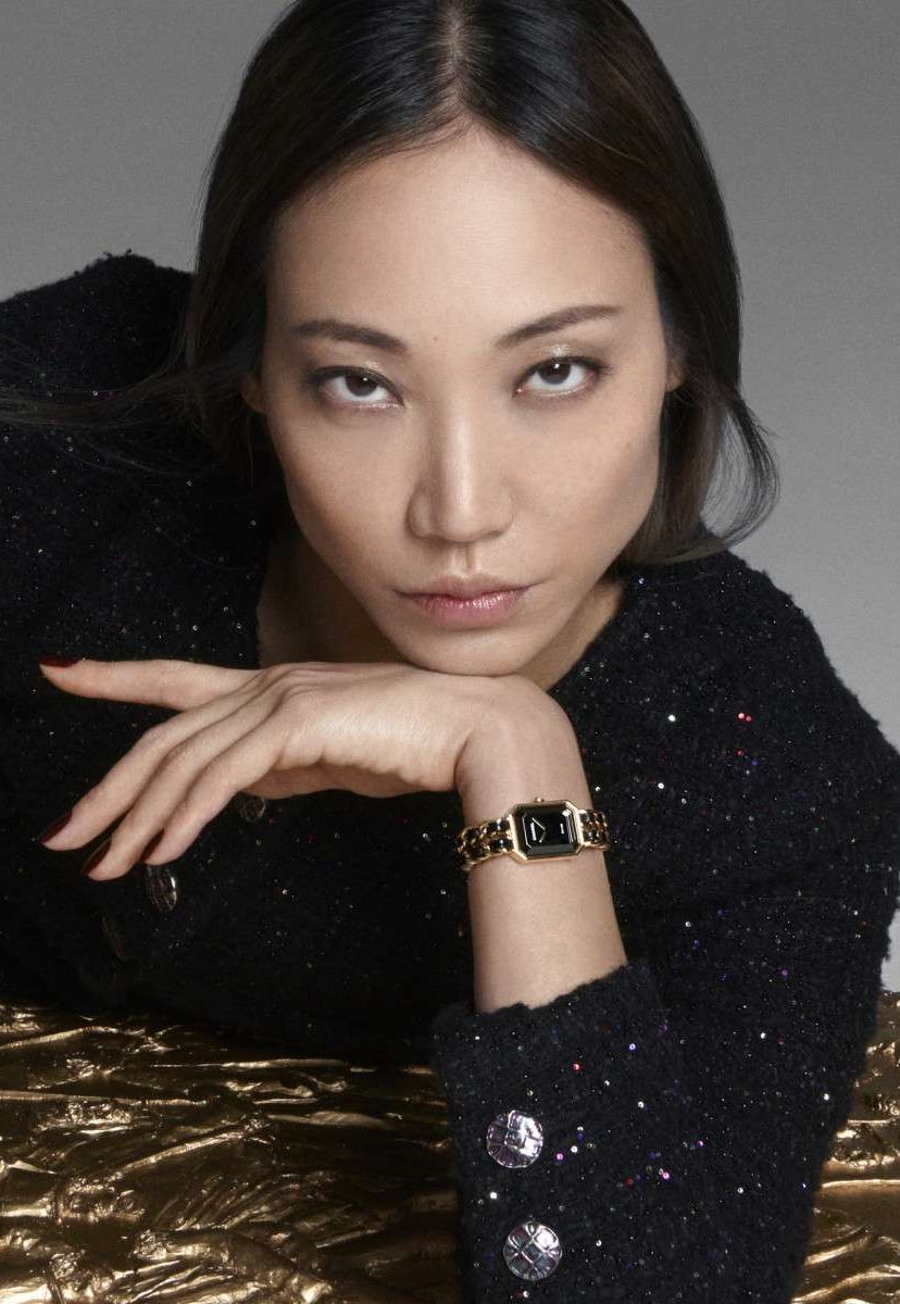 Premier Chain Bracelet Watch by Chanel on model  @RECESS LA