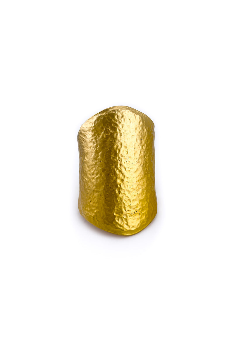 Vintage Kenneth Jay Lane Hammered Wide Cuff Bracelet @recess la
