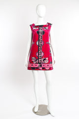 Vintage Emilio Pucci Velvet Mod Mini Dress on mannequin @recessla