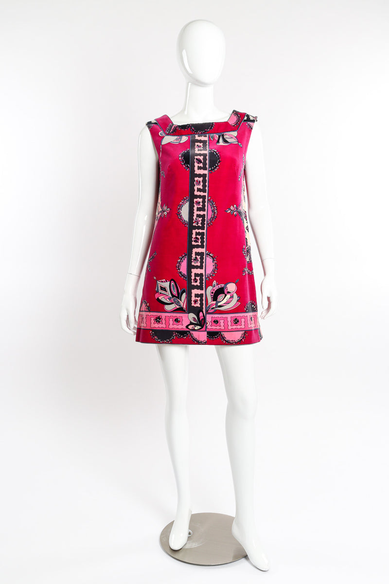 Vintage Emilio Pucci Velvet Mod Mini Dress – Recess Vintage Emilio Pucci Velvet Mod Mini Dress – Recess