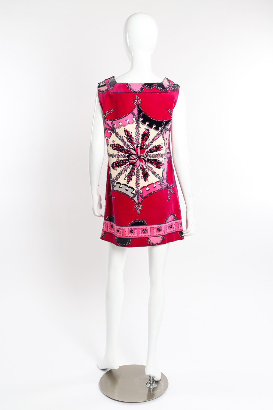 Vintage Emilio Pucci Velvet Mod Mini Dress on mannequin @recessla