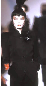Structured blazer by Thierry Mugler on model on 1988 runway @ Recess LA