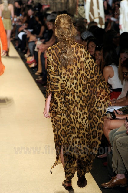 Michael Kors long poncho on 2012 runway 