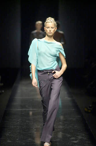 Unicorn Trousers by Chloé on model on 2001 runway @ Recess LA