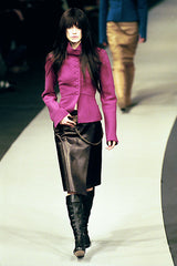 Wool jacket by Chanel on model on runway @ Recess LA