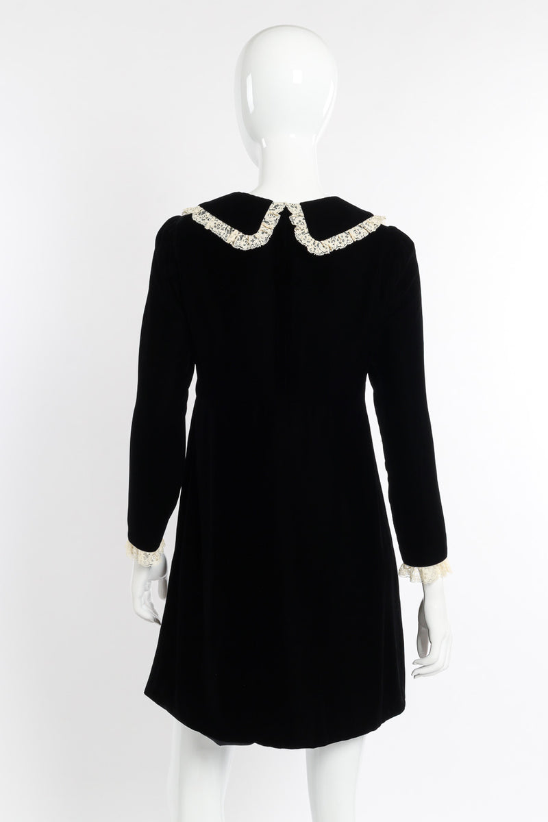 Velvet Lace Babydoll Dress