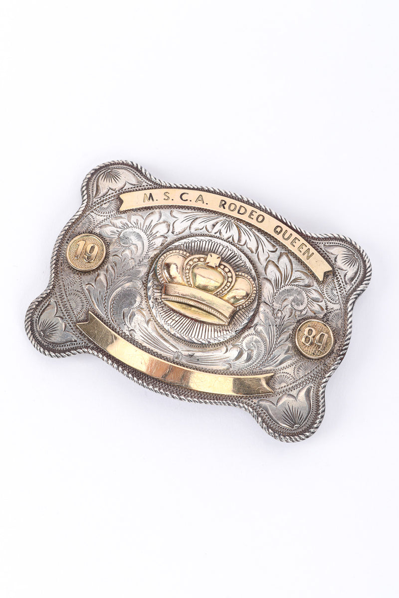 Vintage Nelson Silvia Rodeo Queen Belt Buckle – Recess