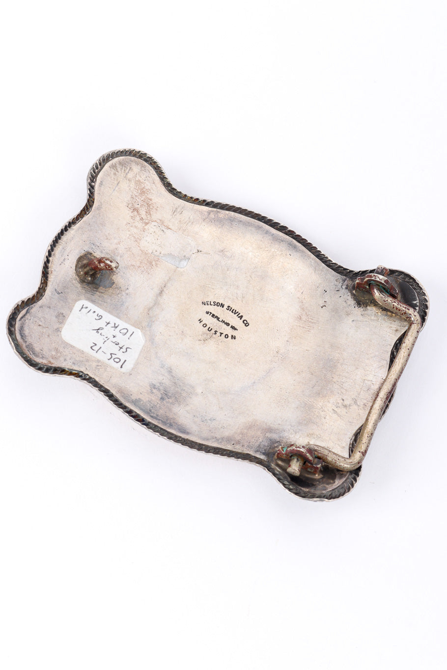 Vintage Nelson Silvia Rodeo Queen Belt Buckle Recess