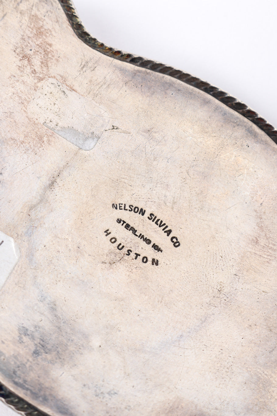 Vintage Nelson Silvia Rodeo Queen Belt Buckle Recess