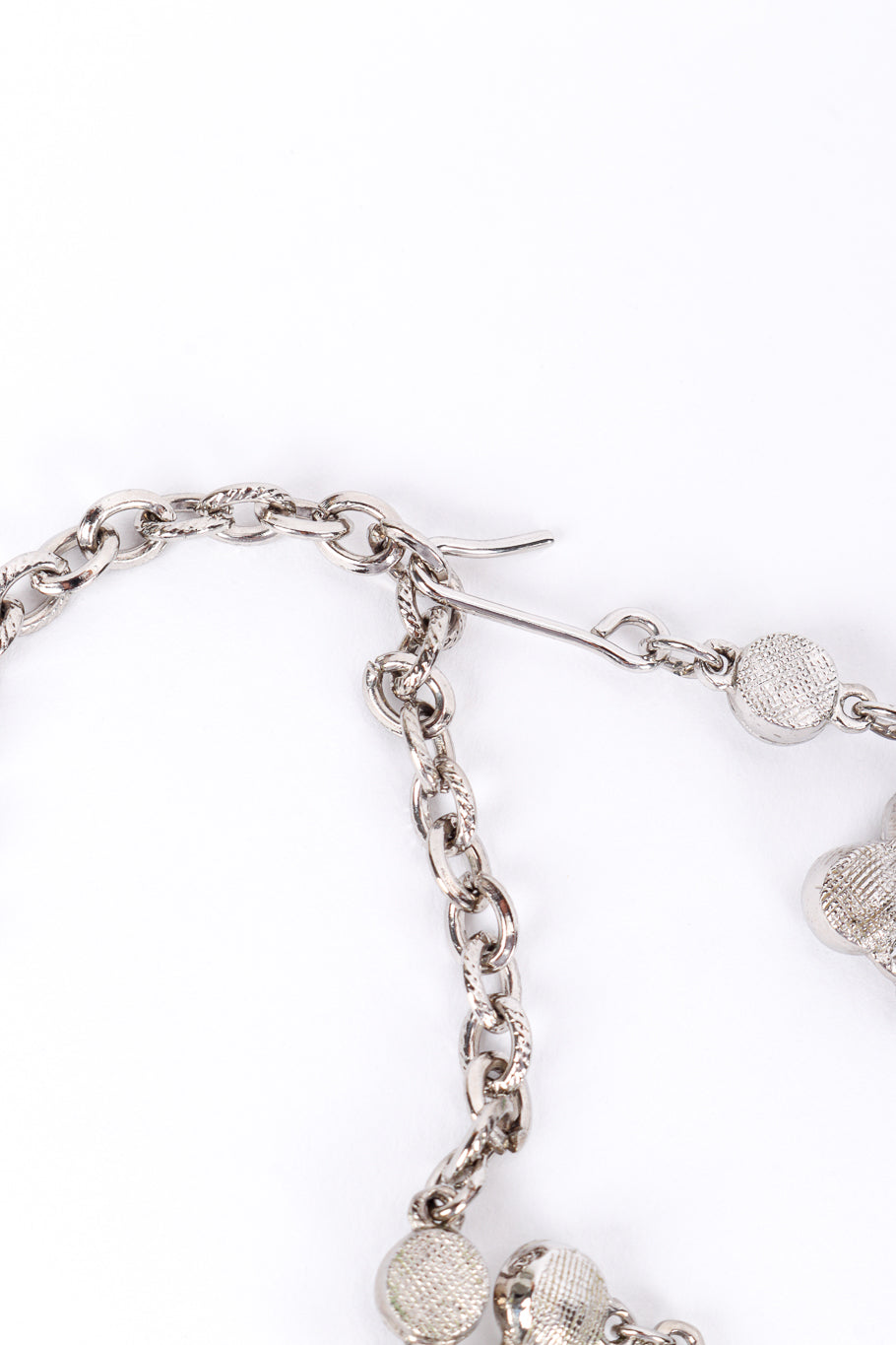 Vintage Tiered Crystal Collar Necklace hook closure @recessla