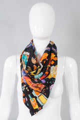 Nicole Miller Snack Attack Junk Food Scarf