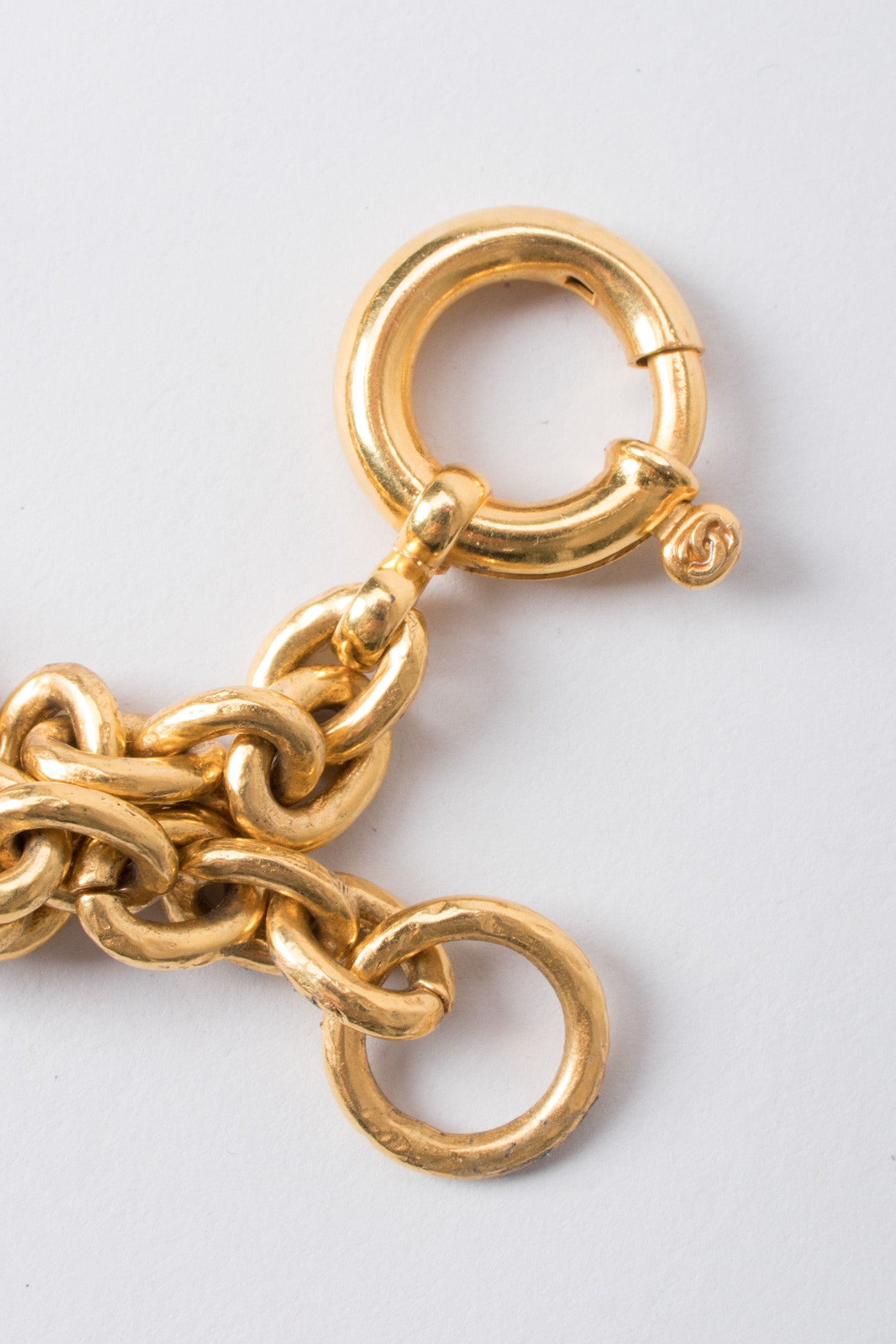 Chanel CC Logo Pendant Chain Necklace