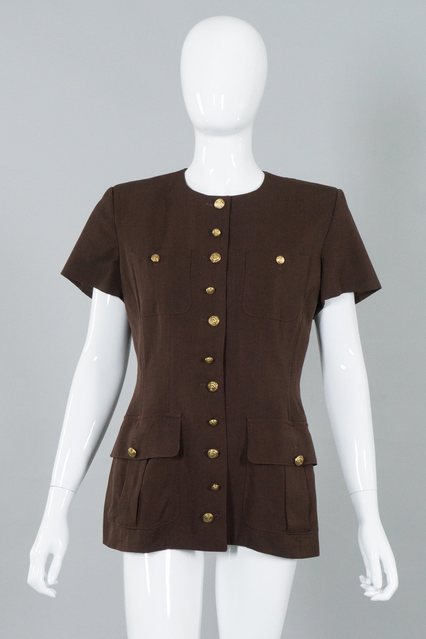 Lolita Lempicka Vintage Short Sleeve Safari Corset Jacket