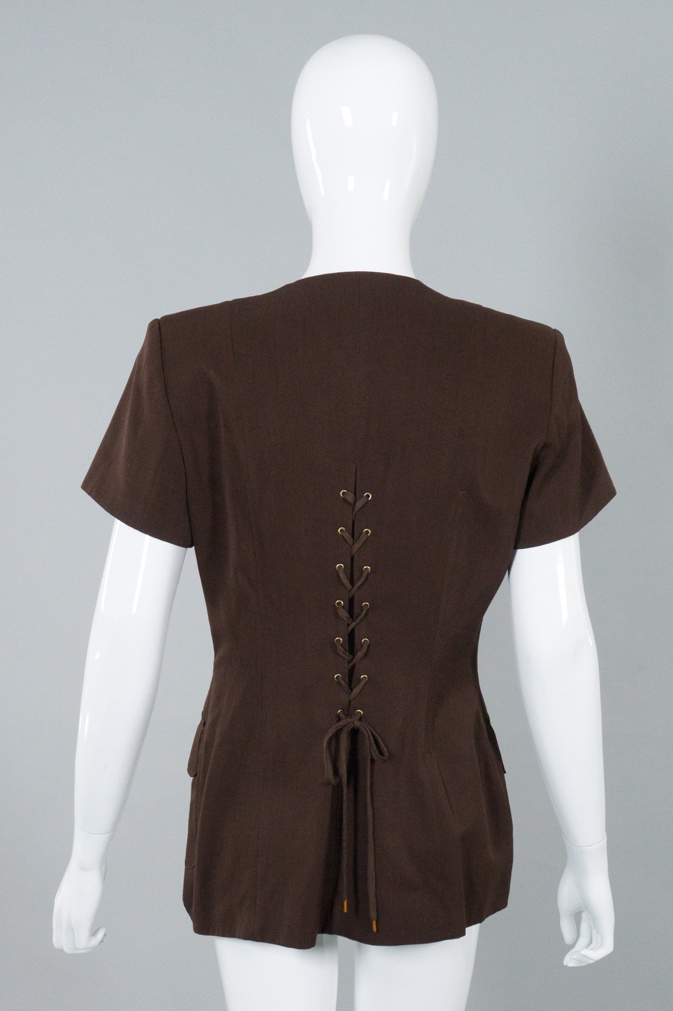 Lolita Lempicka Vintage Short Sleeve Safari Corset Jacket