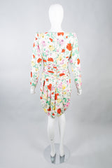 Emanuel Ungaro Parallèle Silk Rose Garden Dress