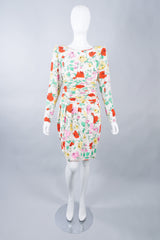 Emanuel Ungaro Parallèle Silk Rose Garden Dress