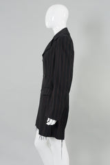 Junya Watanabe Comme des Garcons Pinstripe Back Vent Jacket