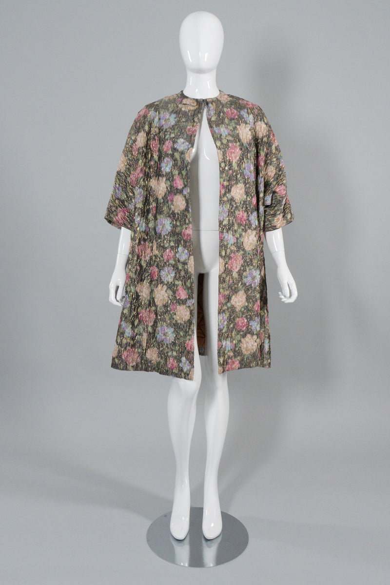 Jean Hercey Vintage Couture Brocade Coat
