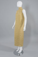 Rudi Gernreich Butter Burnour Column Dress