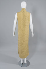 Rudi Gernreich Butter Burnour Column Dress