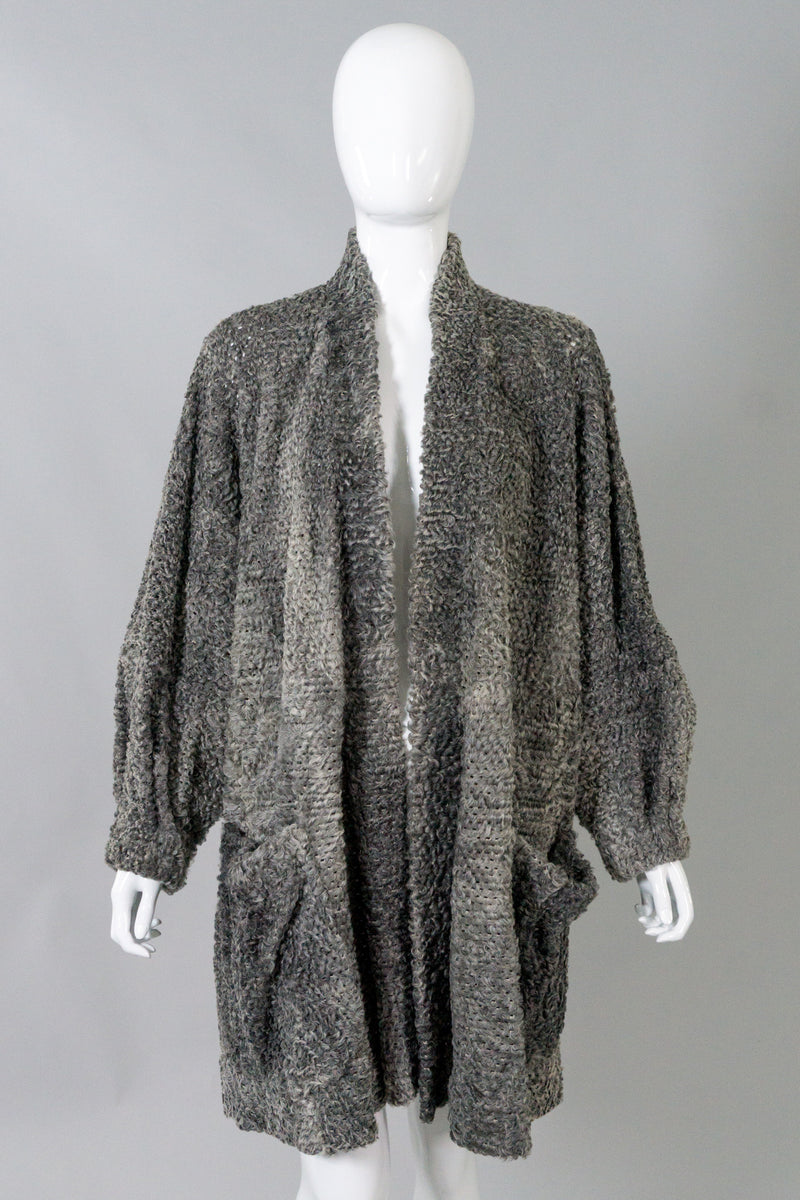 Fendi Vintage Perforated Persian Lamb Fur Cocoon Coat